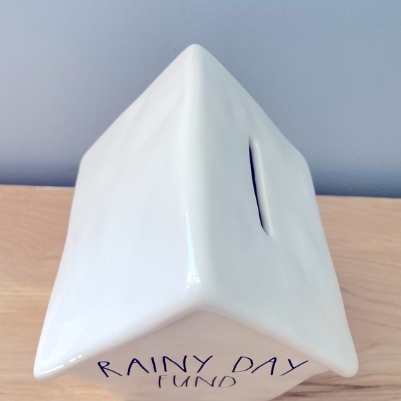 Rae Dunn Raining Day Fund Piggy Bank - Picture 3 of 3